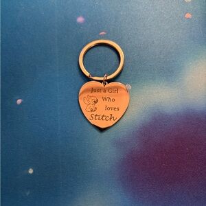 Disney Stitch Heart Key Holder